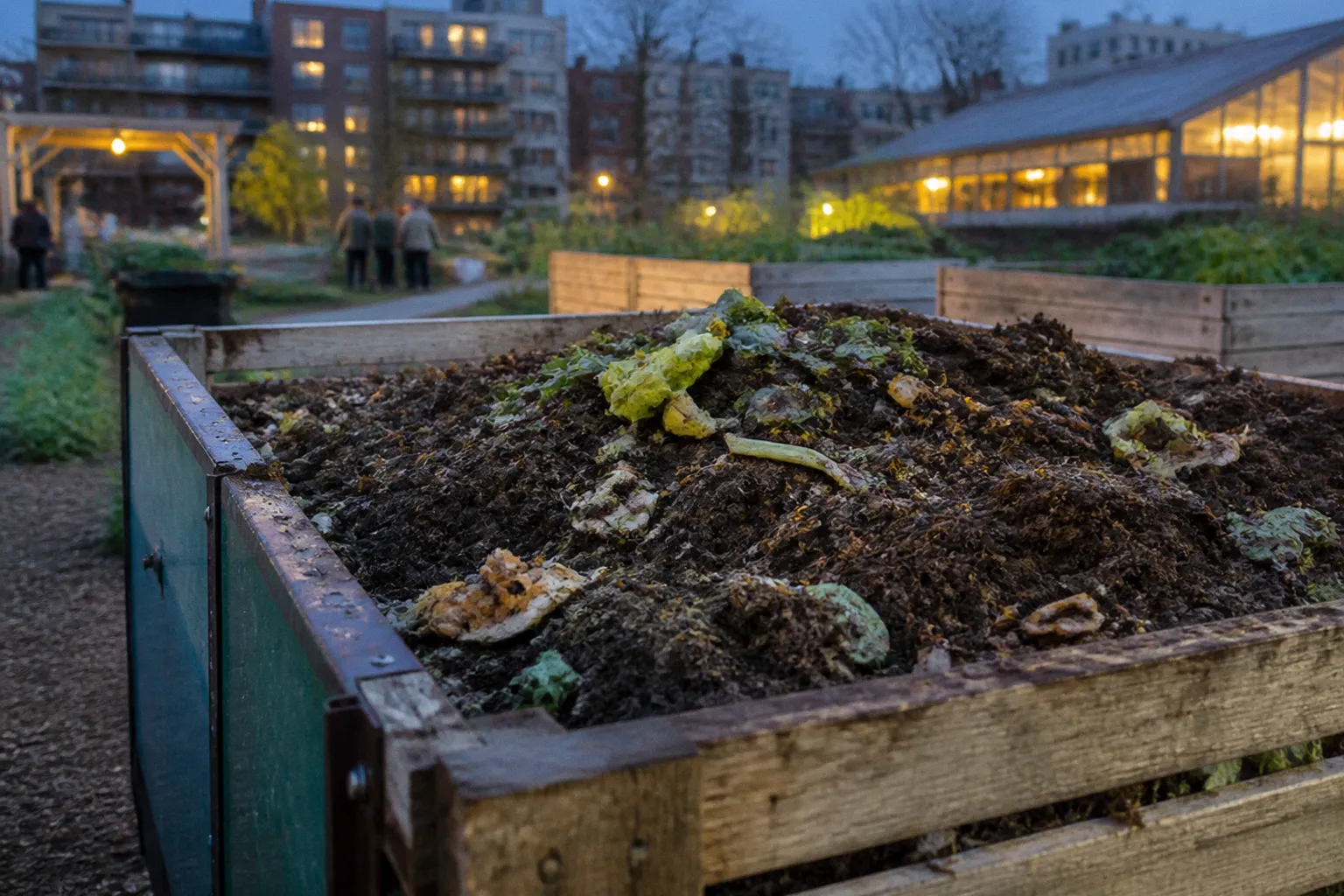 Community compost hubs vs home bins for neighborhood waste
