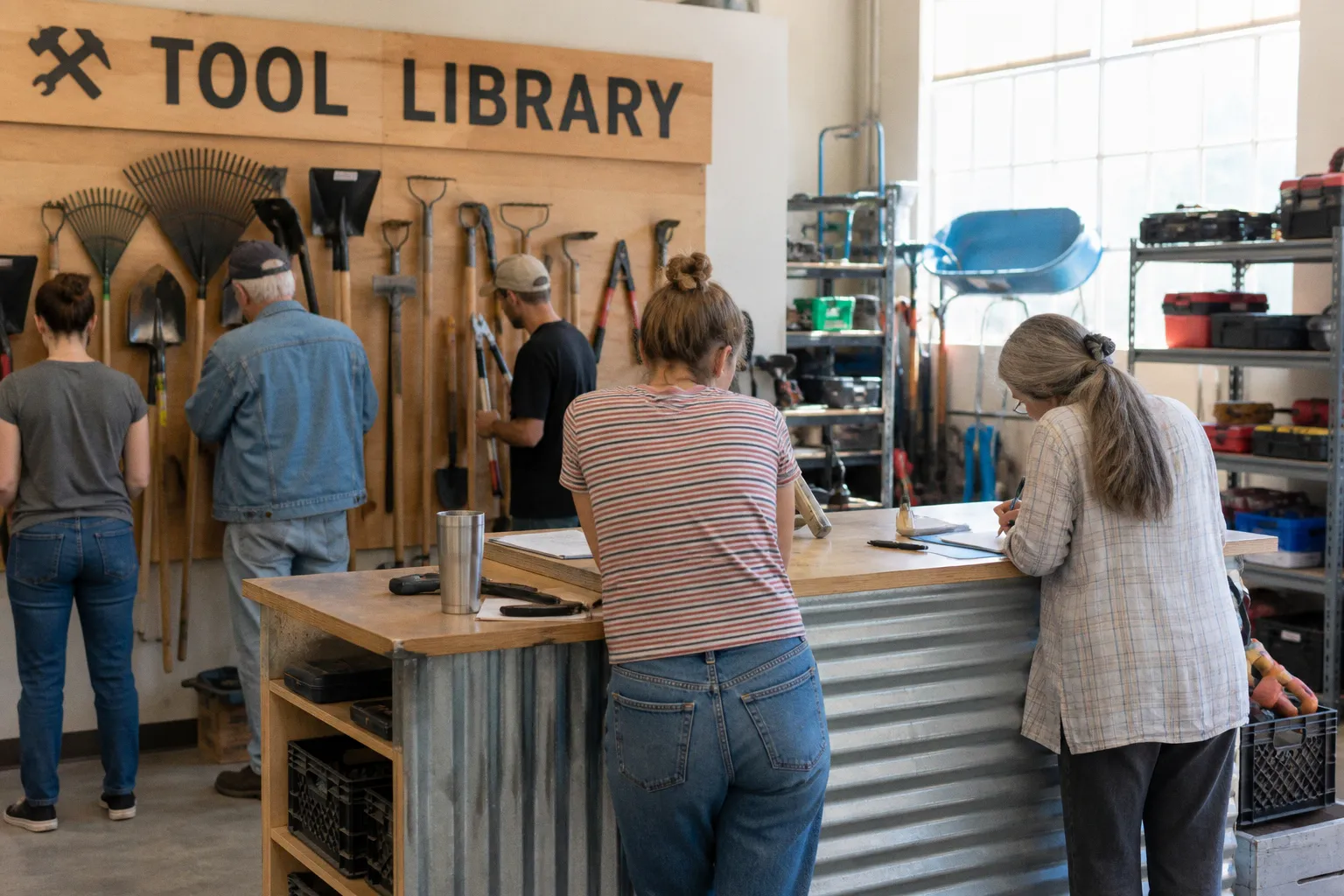 Community tool library: a roadmap to launch
