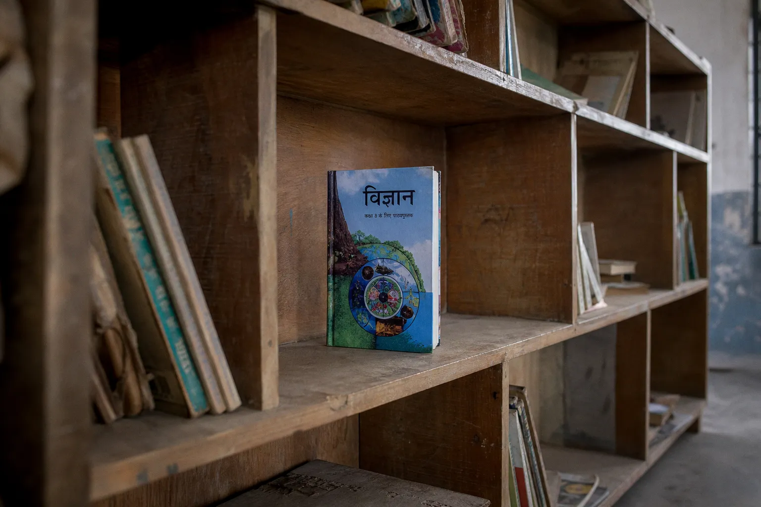 Government school library development from space to shelves