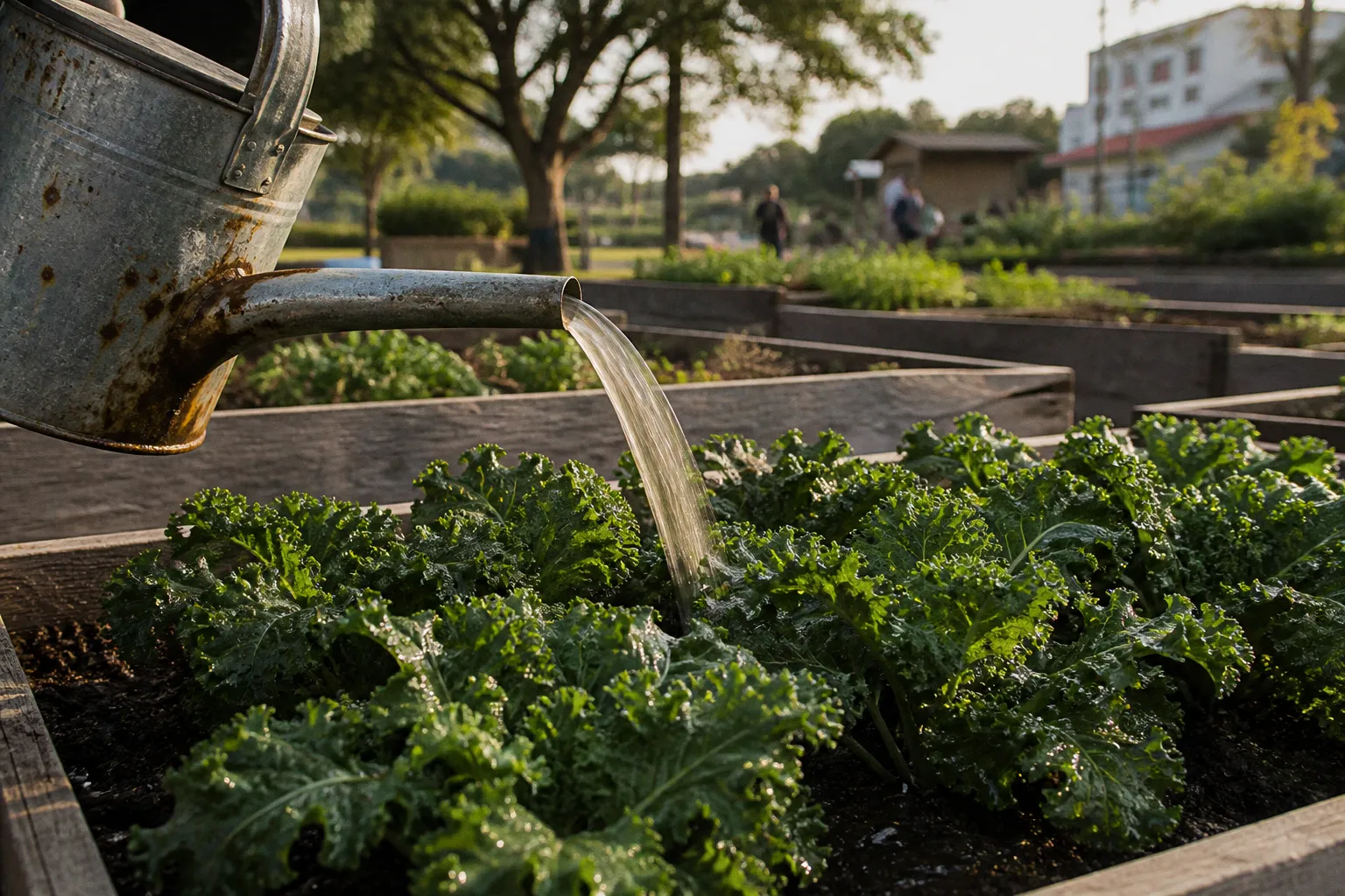 Greywater in community gardens: is it safe for crops?