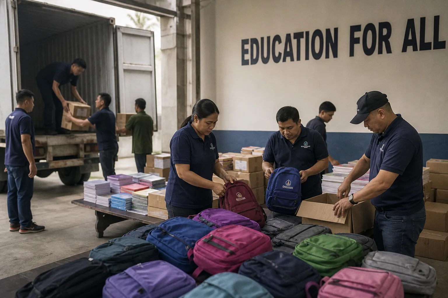 How Community Supply Drives Build Scalable Logistics for Social Welfare
