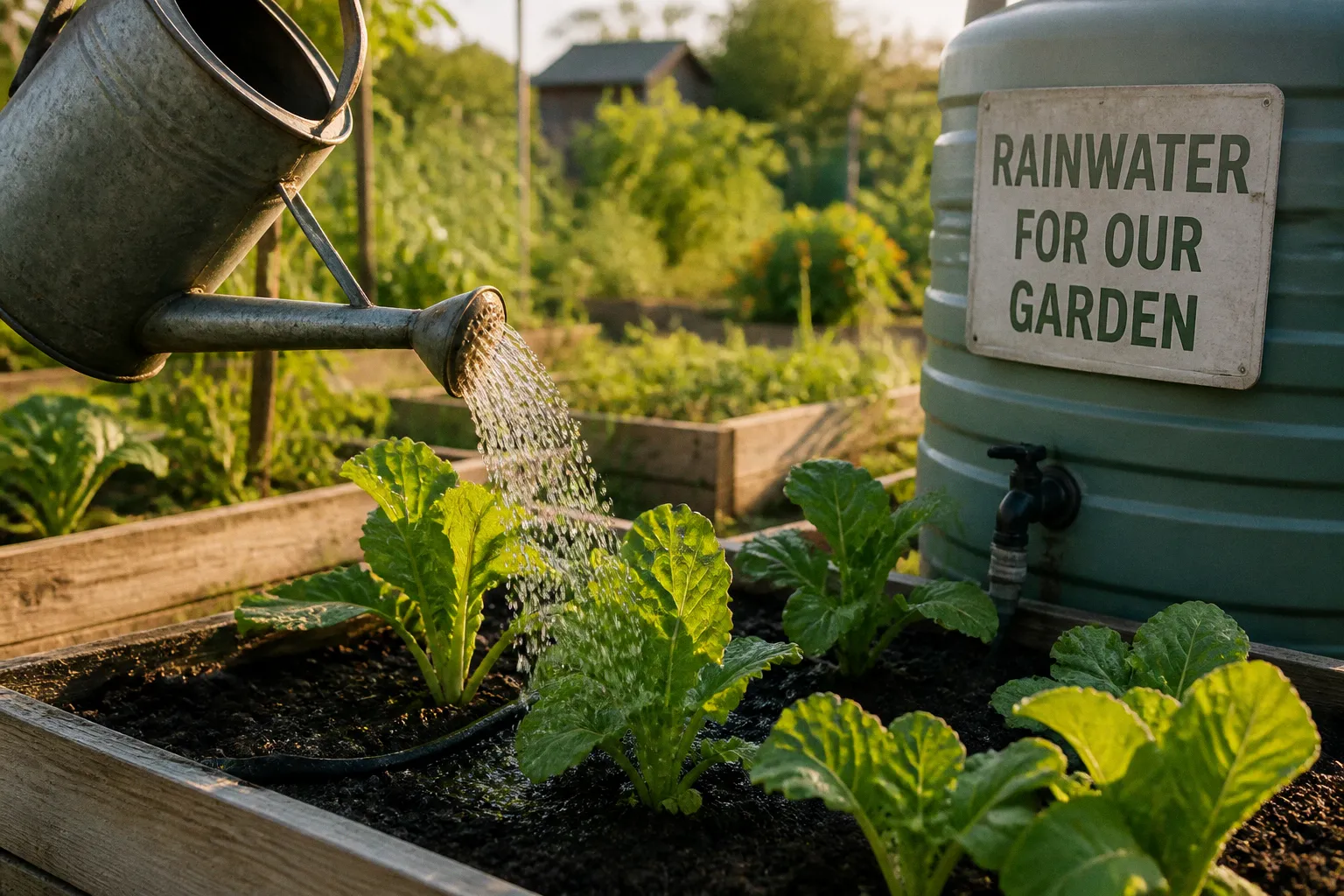 Is Rainwater Safe for Community Garden Crops?