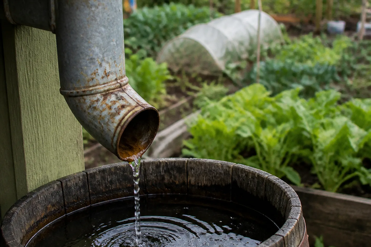 Is roof runoff safe for community gardens?