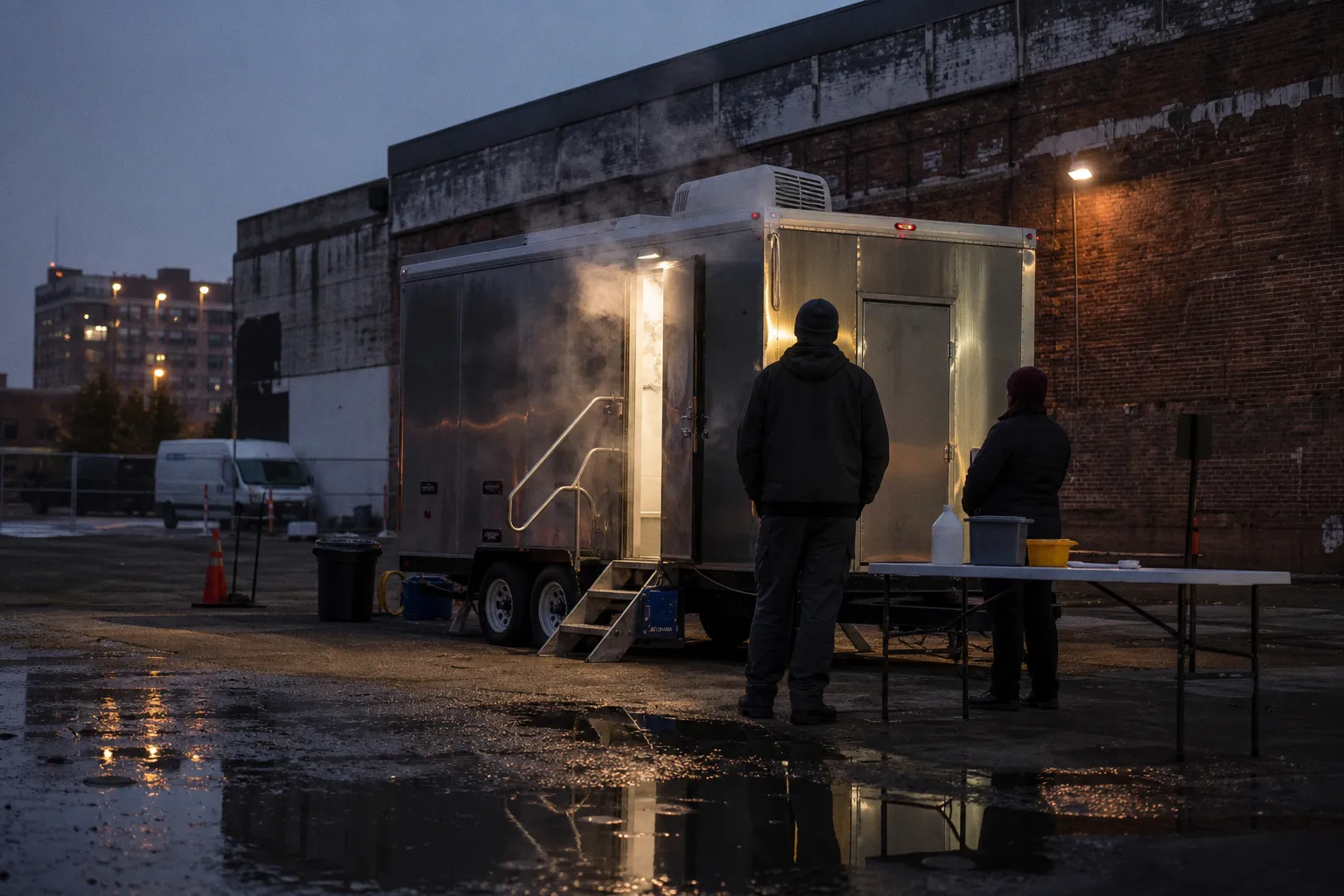 Mobile shower units: a viable solution for urban homelessness?